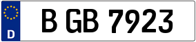 Truck License Plate